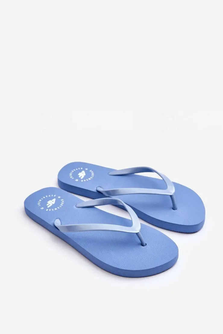 4F Damskie Japonki Klapki SS23FFLIF064-34S Niebieskie