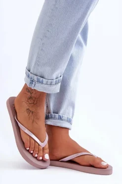 Sale 4F Damskie Japonki Klapki SS23FFLIF064-83S Beżowe