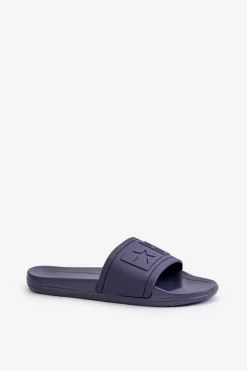 Big Star Shoes Klapki Damskie Klasyczne|Klapki Damskie Big Star*Damskie Klapki Big Star DD274A269 Granatowe