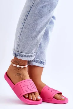 Damskie Big Star Shoes Damskie Klapki Big Star HH274A039 Fuksja