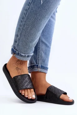 Online Cross Jeans Damskie Klapki FF2R4153C Czarne