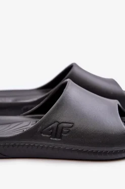 Damskie 4F Damskie Klapki MM00FFLIF093A-20S Czarne