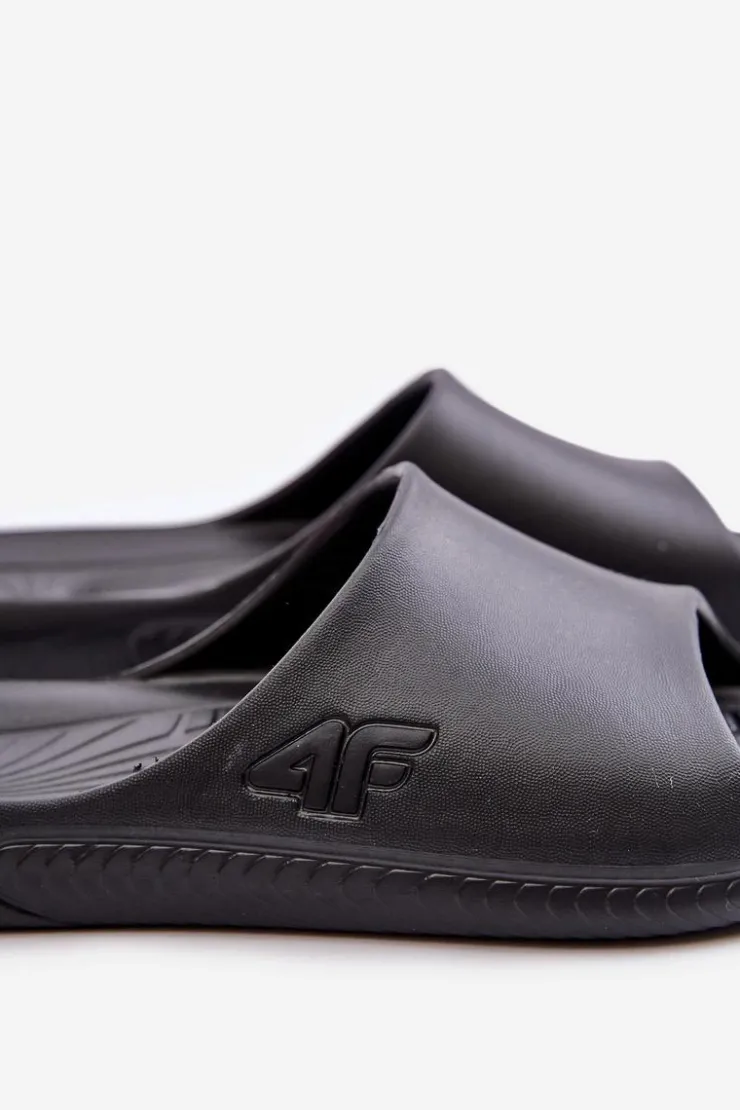 Damskie 4F Damskie Klapki MM00FFLIF093A-20S Czarne