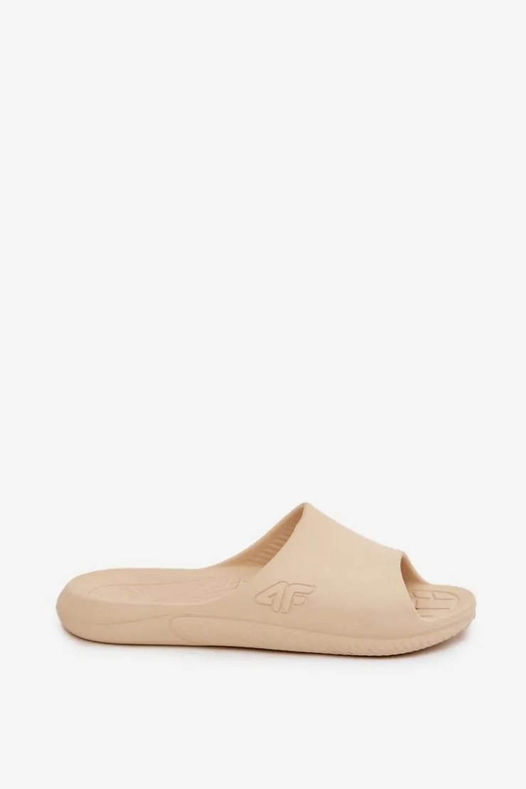 Hot 4F Damskie Klapki MM00FFLIF093A-83S Beżowe Beżowy