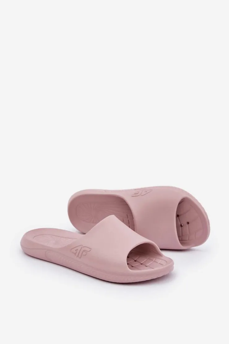 4F Klapki Sportowe|Klapki Damskie Klasyczne*Damskie Klapki MM00FFLIF093A-56S Jasnoróżowe Różowy