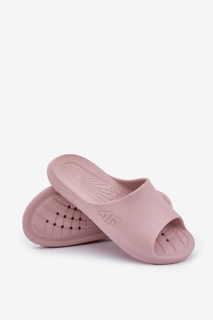 4F Klapki Sportowe|Klapki Damskie Klasyczne*Damskie Klapki MM00FFLIF093A-56S Jasnoróżowe Różowy