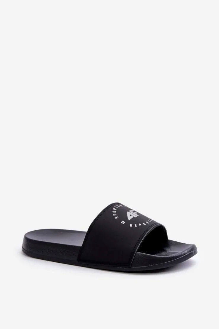 Damskie 4F Damskie Klapki MM00FFLIF044A-20S Czarne