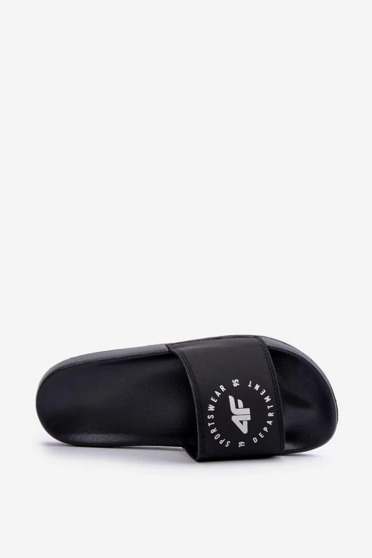 Damskie 4F Damskie Klapki MM00FFLIF044A-20S Czarne