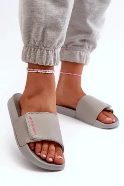 Damskie 4F Damskie Klapki MM00FFLIF031A-25S Szare