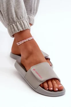 Damskie 4F Damskie Klapki MM00FFLIF031A-25S Szare