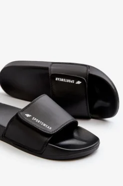 Damskie 4F Damskie Klapki MM00FFLIF031A-20S Czarne