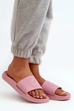 Damskie 4F Damskie Klapki MM00FFLIF045-56S Różowe