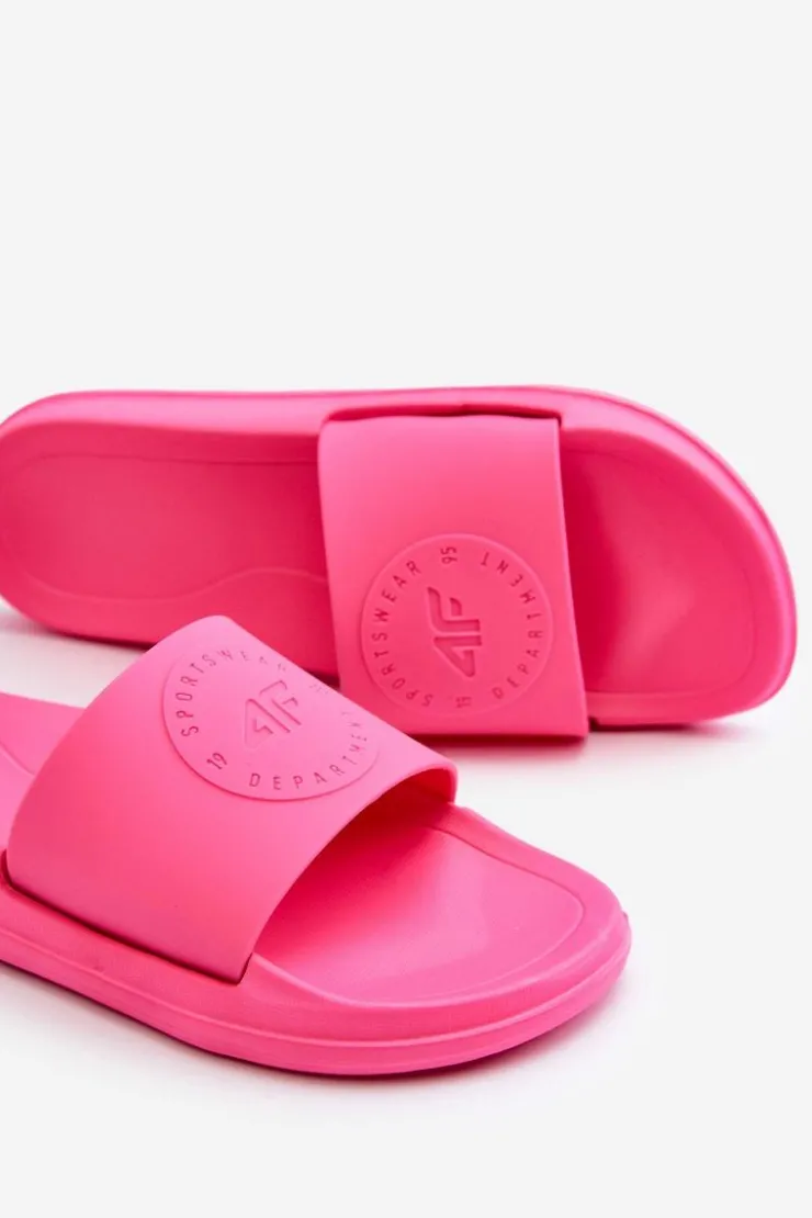 Damskie 4F Damskie Klapki MM00FFLIF045-53S Fuksja