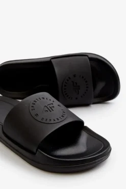 4F Klapki Sportowe|Klapki Damskie Klasyczne*Damskie Klapki MM00FFLIF045-20S Czarne Czarny