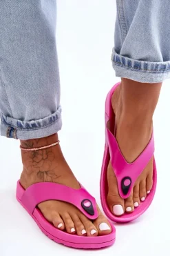 Boto Klapki Damskie Japonki|Klapki Na Platformie*Damskie Klapki Japonki Na Platformie Fuksja Bellitta