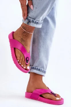 Boto Klapki Damskie Japonki|Klapki Na Platformie*Damskie Klapki Japonki Na Platformie Fuksja Bellitta