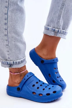 Sale Boto Damskie Klapki e Piankowe EVA Niebieski