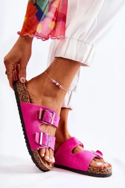 Damskie Boto Damskie Klapki Wsuwane Różowe Misandei