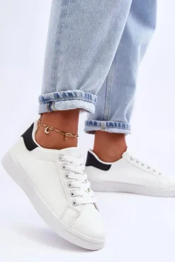 Damskie Boto Damskie Klasyczne Buty Sportowe Biało-Czarne Corrine