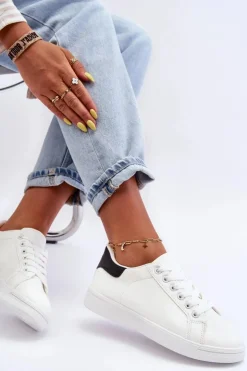 Damskie Boto Damskie Klasyczne Buty Sportowe Biało-Czarne Corrine