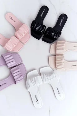 Boto Klapki Damskie Klasyczne*Damskie Klasyczne Klapki Różowe Looking Good