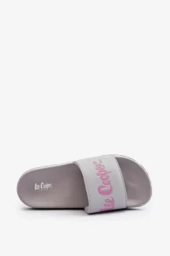 Lee Cooper Klapki Damskie Klasyczne*Damskie Klasyczne Klapki LCW-24-42-2486L Szare
