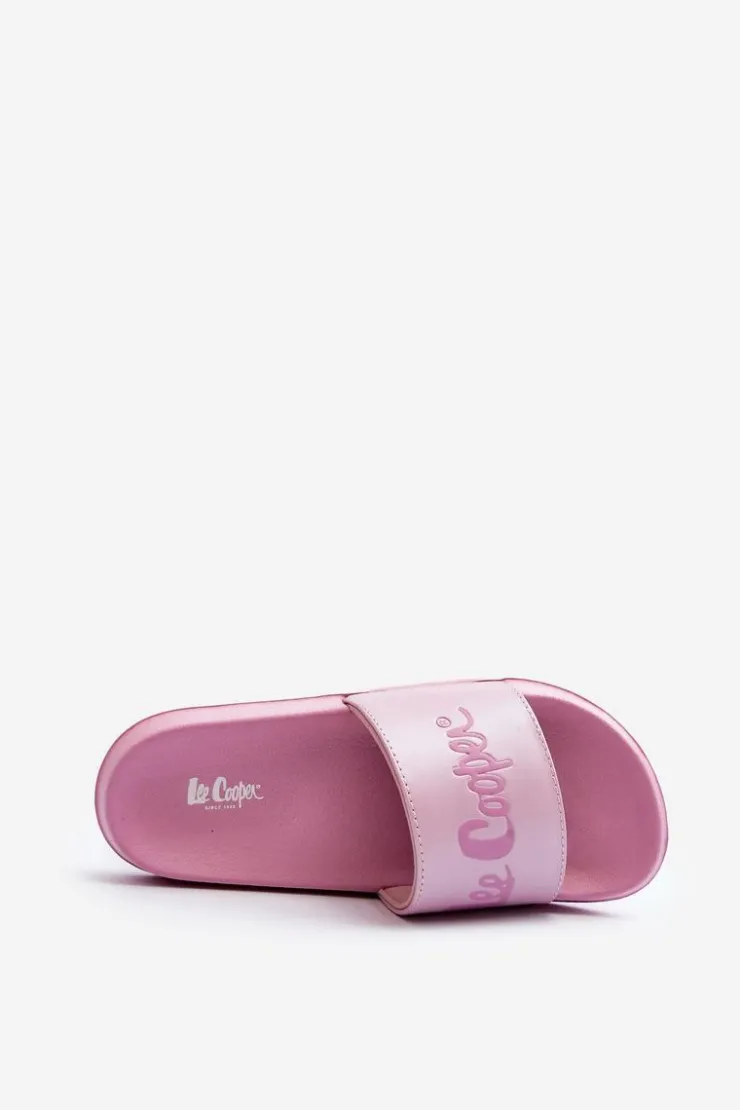 Damskie Lee Cooper Damskie Klasyczne Klapki LCW-24-42-2488L Różowe