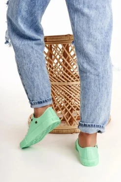 Big Star Shoes Trampki Damskie Big Star|Trampki Damskie Niskie*Damskie Klasyczne Niskie Trampki BIG STAR AA274030 Zielone