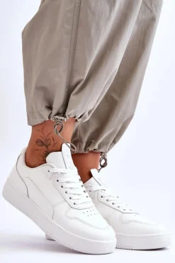 Hot Evento Damskie Klasyczne Sportowe Buty Białe Juliano