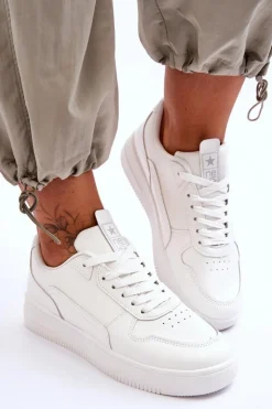 Hot Evento Damskie Klasyczne Sportowe Buty Białe Juliano