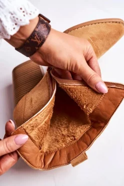 Boto Botki Na Słupku|Czarne Botki*Damskie Kowbojskie Ocieplane Botki Na Słupku Karmelowe Margaret