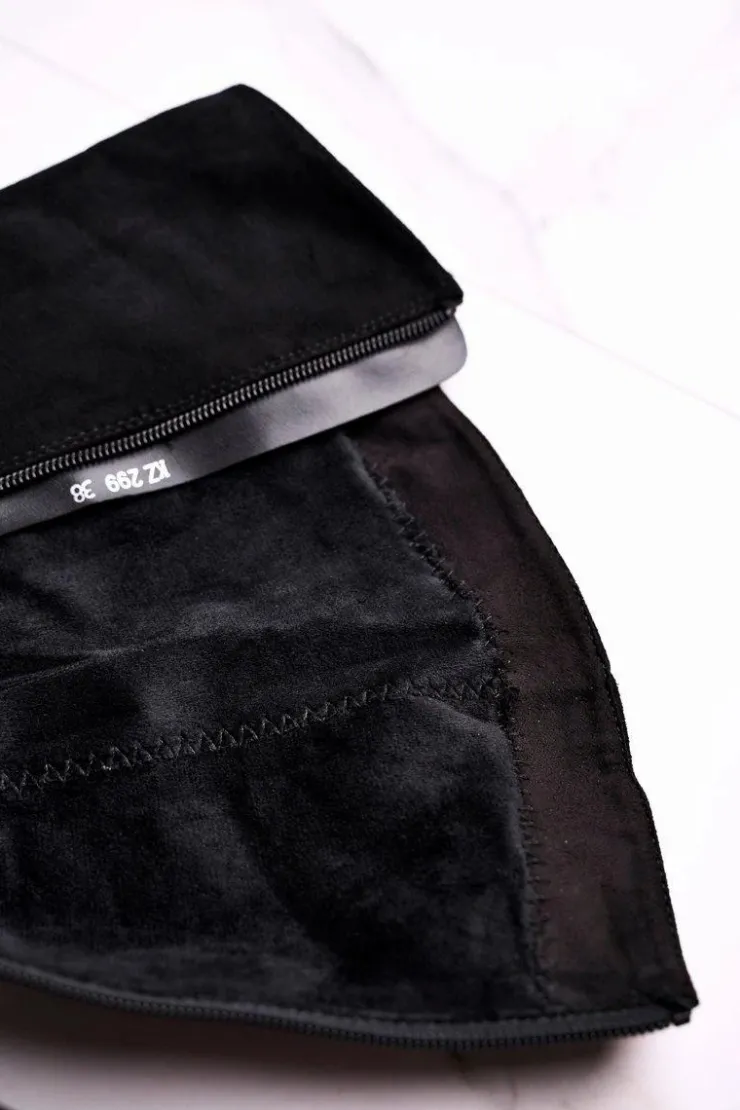 Damskie Buty Sergio Leone Damskie kozaki zamszowe Sergio Leone czarne KZ299