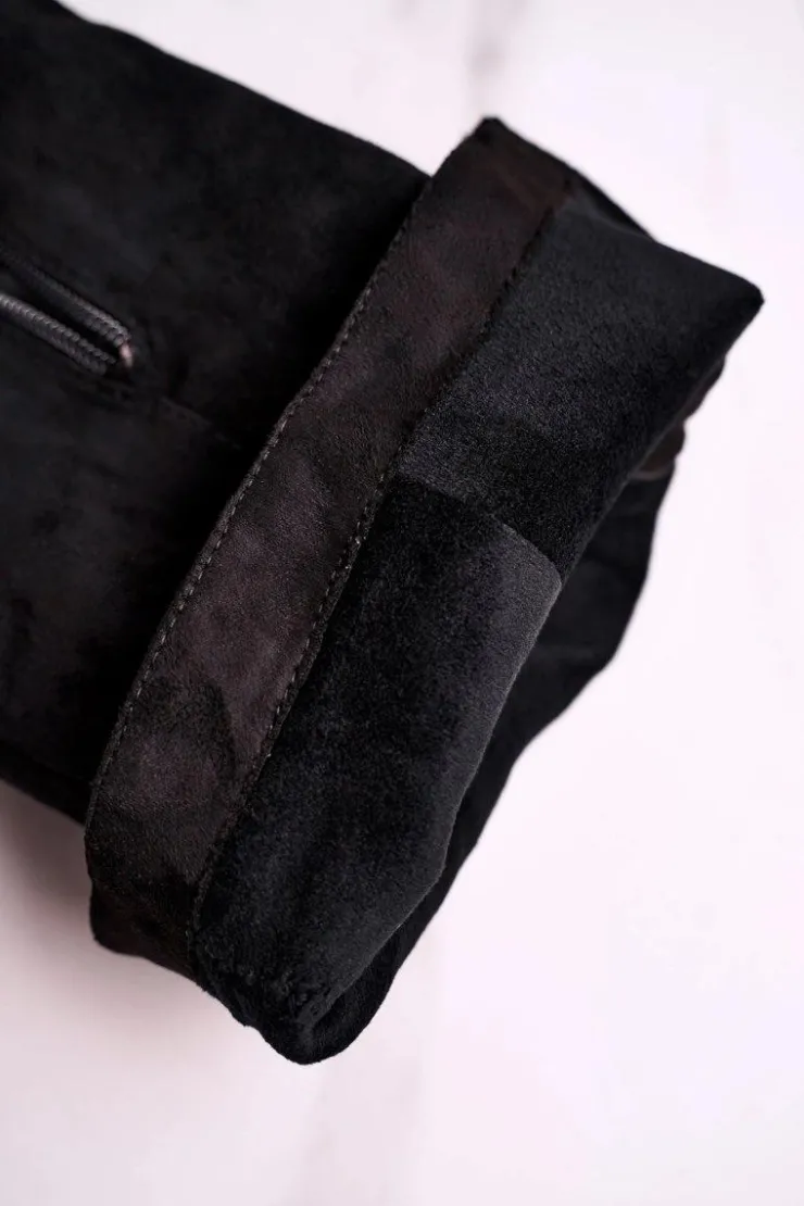 Buty Sergio Leone Kozaki Na Obcasie|Kozaki Zamszowe*Damskie kozaki zamszowe Sergio Leone czarne KZ273