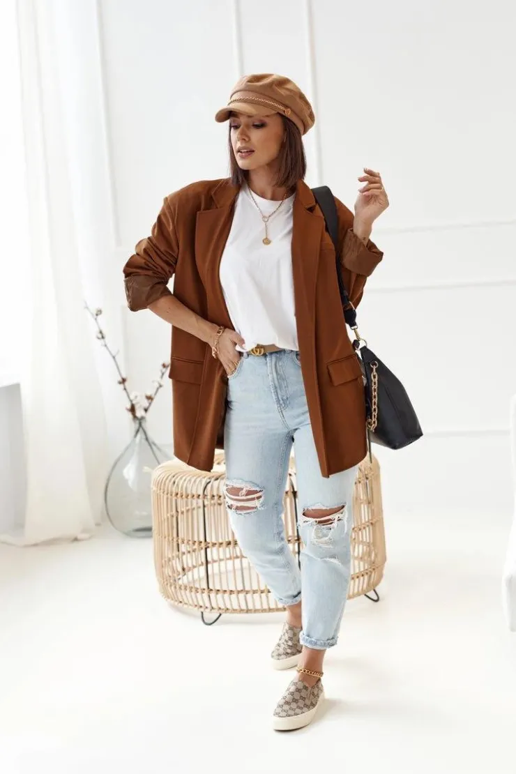 Damskie Boto Damskie Logowane Tenisówki Slip-On Khaki Challenge