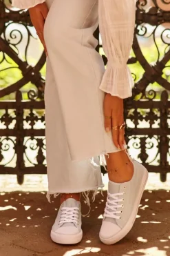 Boto Trampki Damskie Niskie*Damskie Materiałowe Klasyczne Niskie Trampki Miętowe Lennabella