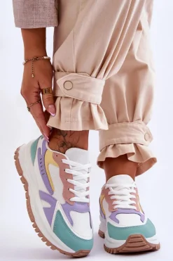 Damskie Boto Damskie Modne Buty Sportowe Na Platformie Multikolor Georgette