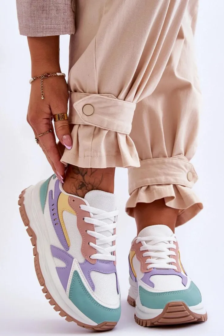 Damskie Boto Damskie Modne Buty Sportowe Na Platformie Multikolor Georgette