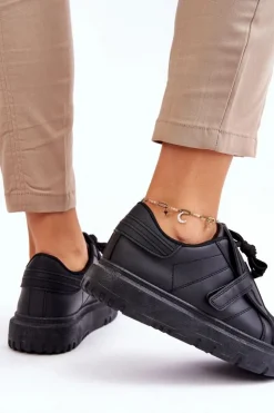 Clearance Boto Damskie Modne Sportowe Buty Czarne Genesis