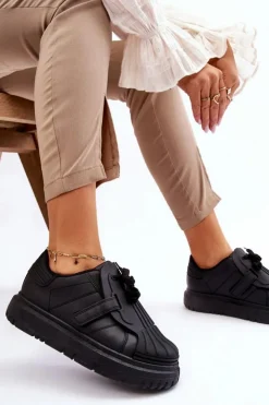 Clearance Boto Damskie Modne Sportowe Buty Czarne Genesis