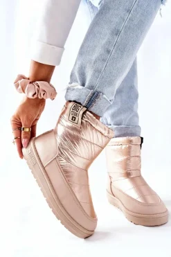 Big Star Shoes Śniegowce Damskie*Damskie Śniegowce Big Star II274121 Beżowe Beżowy