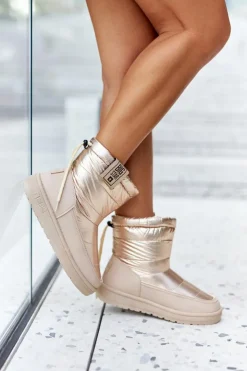 Big Star Shoes Śniegowce Damskie*Damskie Śniegowce Big Star II274121 Beżowe Beżowy