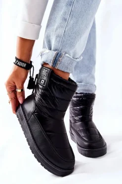 Damskie Big Star Shoes Damskie Śniegowce Big Star II274120 Czarne