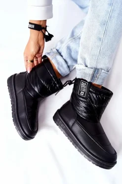 Damskie Big Star Shoes Damskie Śniegowce Big Star II274120 Czarne