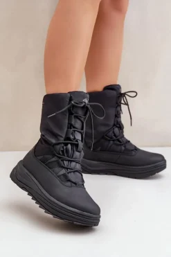 Damskie 4F Damskie Śniegowce INUA Z Ociepliną Primaloft RAW2SBSF012 Czarne