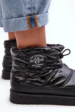 Lee Cooper Śniegowce Damskie*Damskie Śniegowce Ocieplane LCJ-23-44-1967L Czarne