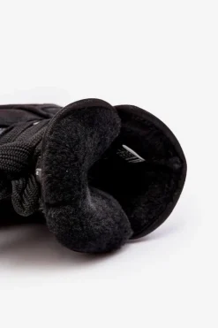 Damskie D.Franklin Damskie Śniegowce Z Wiązaniem DFSH370006 Czarne