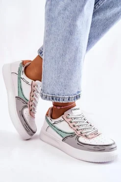 Buty damskie Vinceza Sneakersy Damskie*Damskie Niskie Buty Sportowe Multikolor Solveig