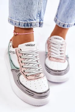Buty damskie Vinceza Sneakersy Damskie*Damskie Niskie Buty Sportowe Multikolor Solveig