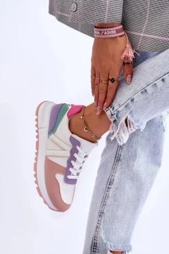 Boto Damskie Niskie Buty Sportowe Multikolor Elliot