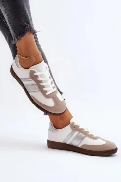 Boto Damskie Niskie Buty Sportowe Sneakersy Białe Cafala